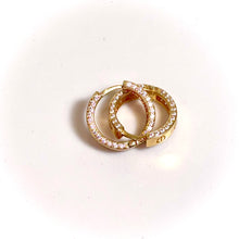 Elegant Gold Hoops Earring - 14 carat gold EARV2