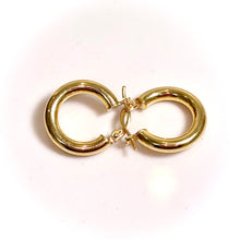 Infinity Hoops Earring - 18 carat gold Gold EARV2