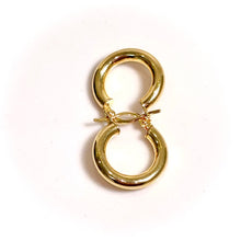 Infinity Hoops Earring - 18 carat gold Gold EARV2