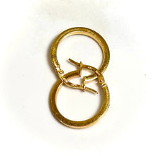 Radiant Gold Hoops Earring - 14 carat gold EARV2