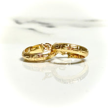 Luminous Gold Hoops Earring - 14 carat gold EARV2