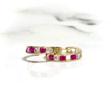 Dazzling Gold Hoops Earring - 14 carat gold EARV2