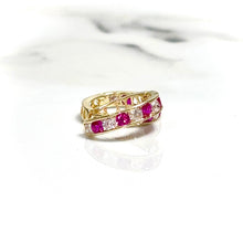 Dazzling Gold Hoops Earring - 14 carat gold EARV2