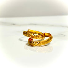 Ethereal Blossom Hoops Earring - 14 carat gold EARV2