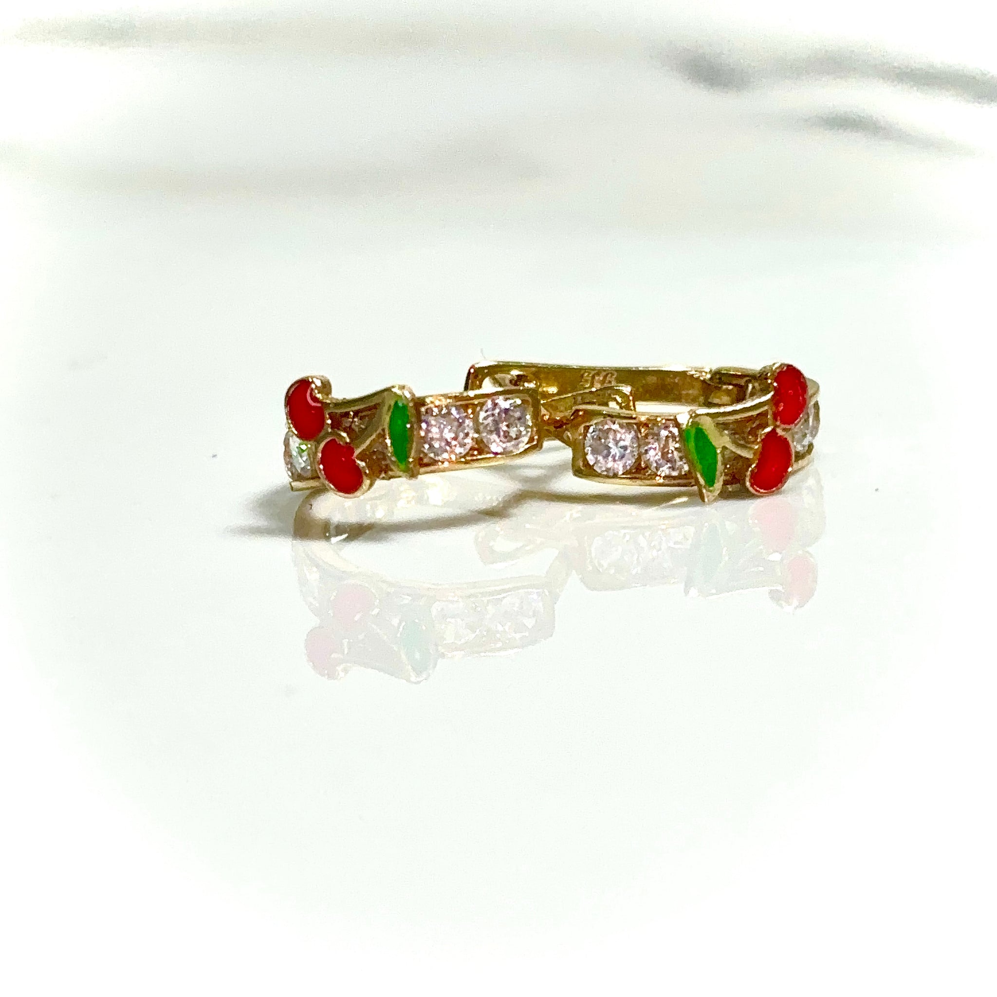 Elysian Glow Hoops Earring - 14 carat gold EARV2