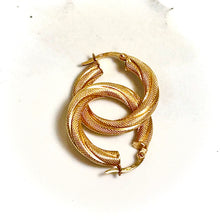 Rope Earrings - 14 carat gold EARV2