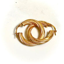 Rope Earrings - 14 carat gold EARV2