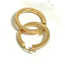 Golden Elegance Hoops Earring - 14 carat gold EARV2