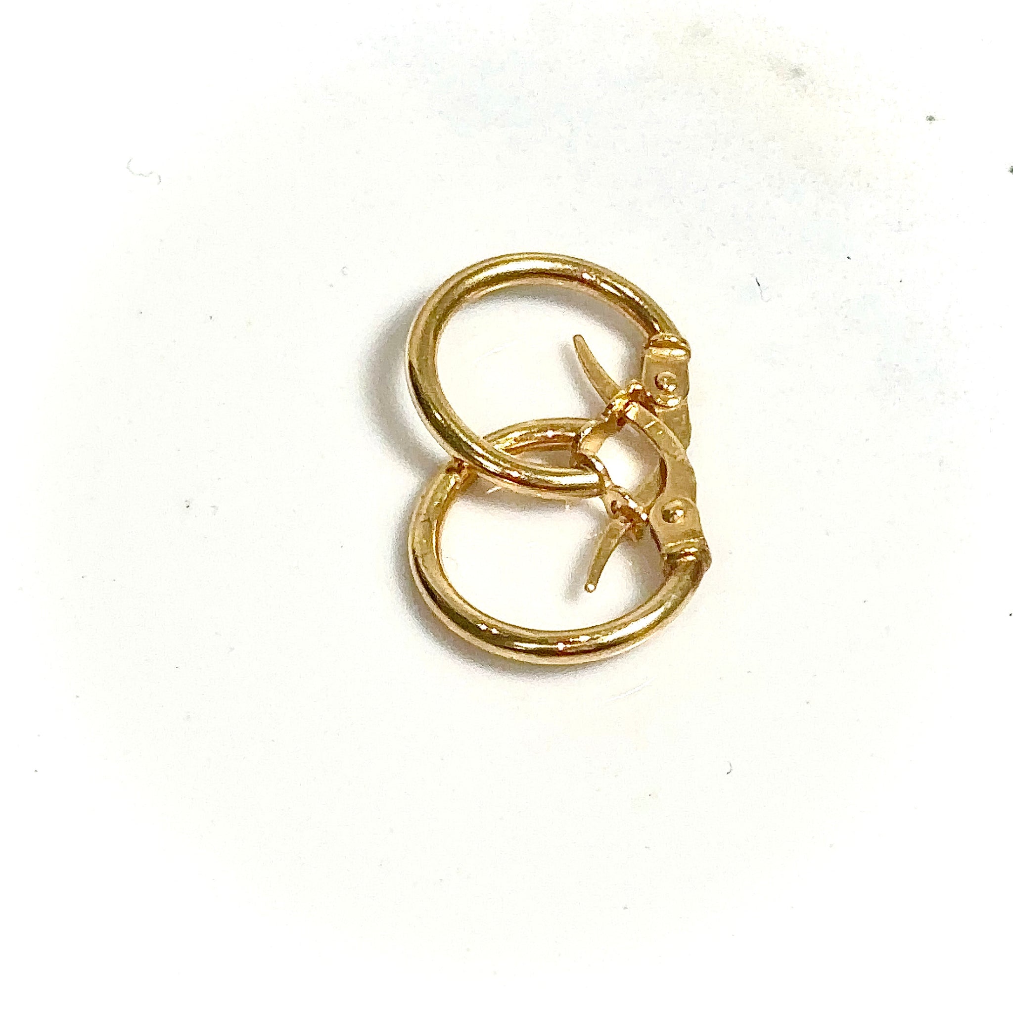 Gouden Glamour Hoops Earring - 14 carat gold EARV2