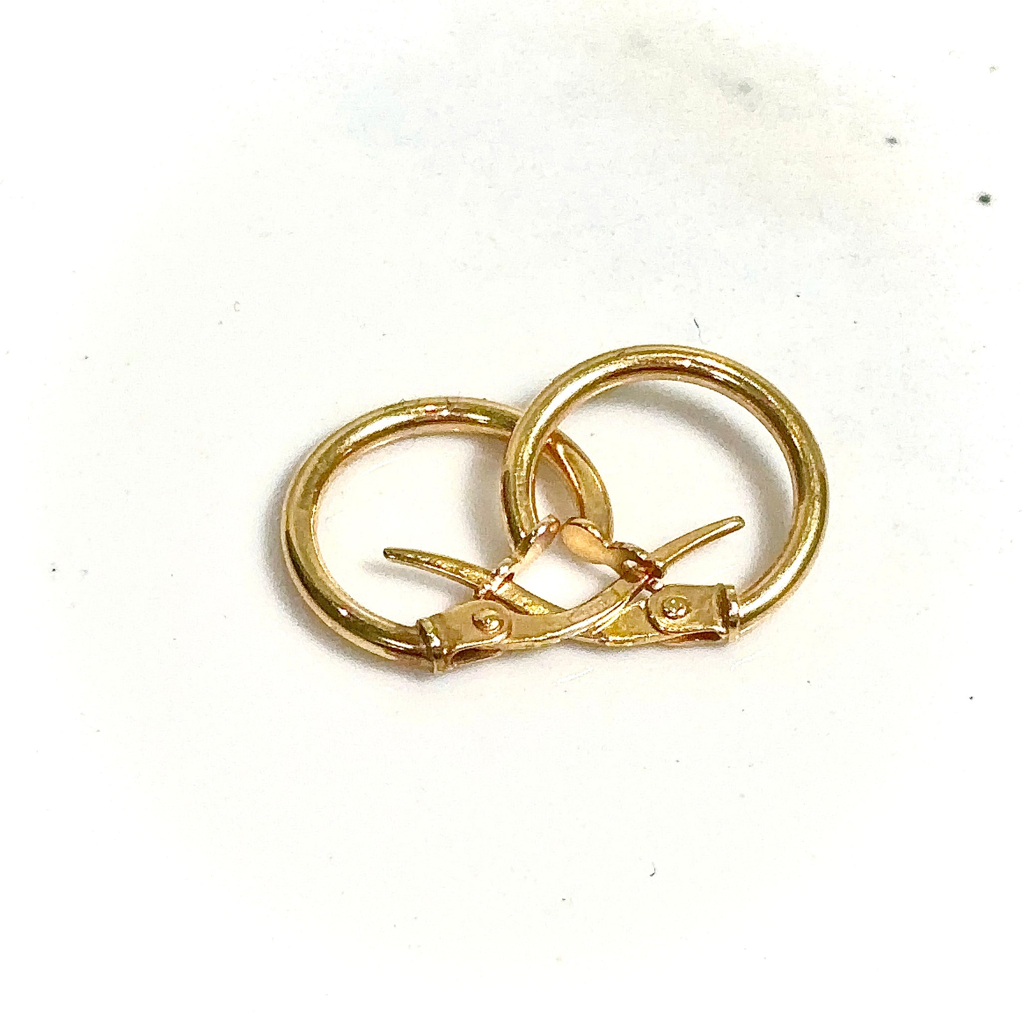 Gouden Glamour Hoops Earring - 14 carat gold EARV2
