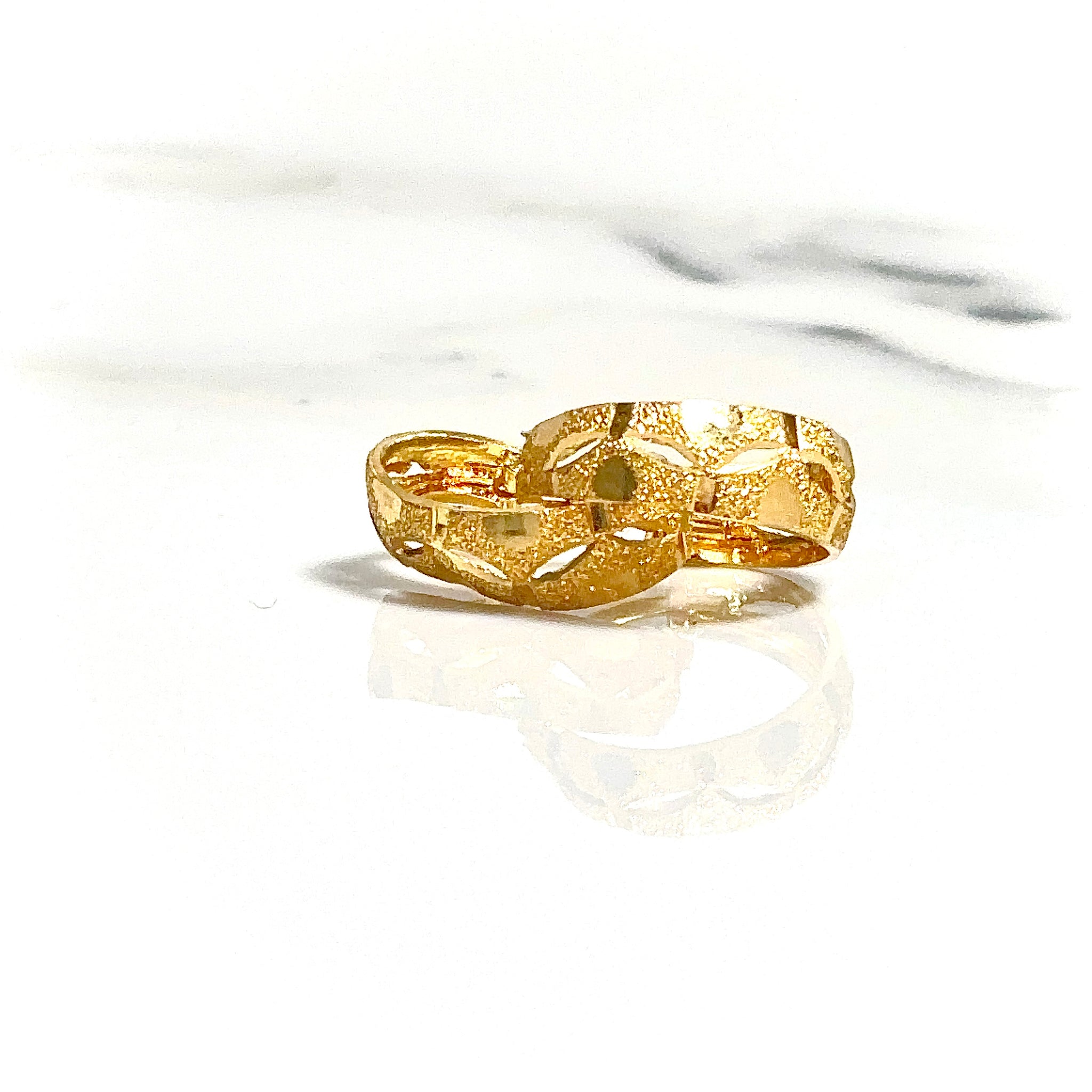 Eternal Glow Bands Earrings - 14 carat gold EARV2
