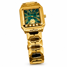 Sehgal Marbleous Watch - Emerald Green - Gold plated