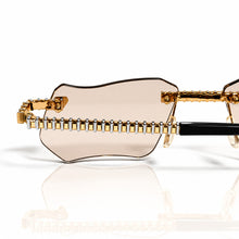 Magic Glasses - Two-Tone Whithegold & Rose Plated | Lavish Pink Shade | Diamond Shape Lens