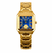 Sehgal Marbleous Watch - Royal Blue Marble - Rose Gold plated