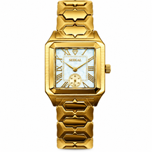 Sehgal Marbleous Watch - Dubai Blue - Gold Plated