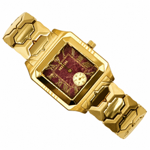 Sehgal Marbleous Watch - Ruby Brown - Gold Plated