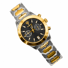 Sehgal Maharaja Watch - Gradient Pitch Black - Two-Tone Gold Plated