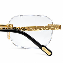 Nugget Glasses -  Gold plated | Polished Diamond Cuts | Classy Transparent