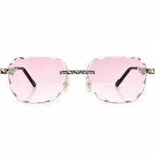 Nugget Glasses - Whitegold plated | Polished Diamond Cuts | Lavish Pink