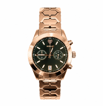 Sehgal Maharaja Watch - Gradient Pitch Black - Rose Gold Plated