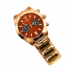 Sehgal Maharaja Watch - Gradient Chocolate Brown - Rose Gold Plated