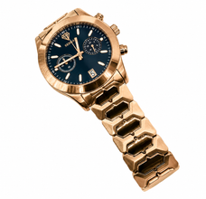 Sehgal Maharaja Watch - Gradient Pitch Black - Rose Gold Plated