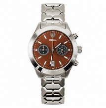 Sehgal Maharaja Watch - Gradient Chocolate Brown - White Gold Plated