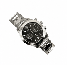 Sehgal Maharaja Watch - Gradient Pitch Black - White Gold Plated