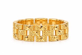 Presidential Schakel Ring – 18K Gold