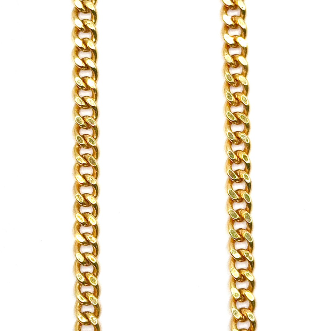 CUBAN LINK CHAIN -14K-5,4MM/60CM