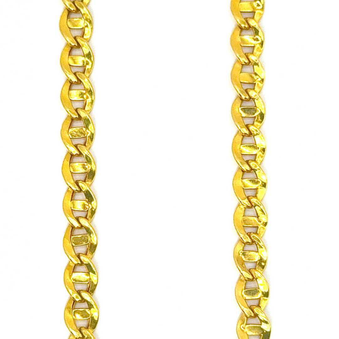 FIGARO CHAIN-14K-7,1MM/60CM