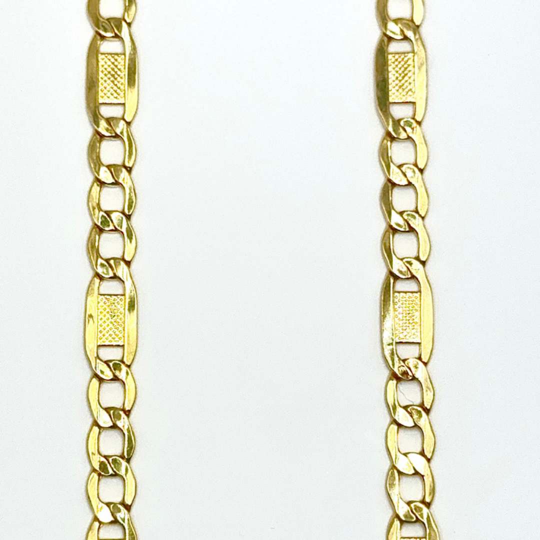 FIGARO CHAIN-14K-6MM/65CM