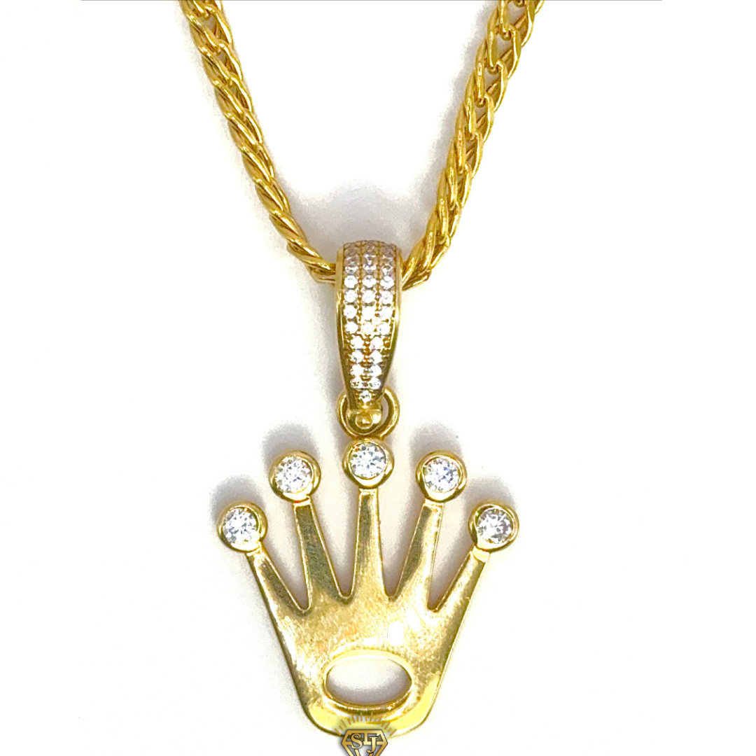 FIGARO CHAIN +CROWN-18K-4,6MM/60CM