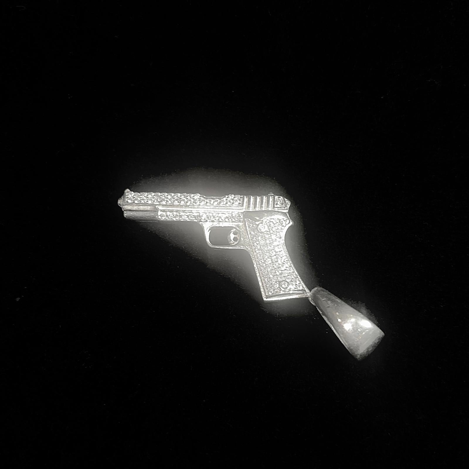 Pistol Pendant L - Silver 925