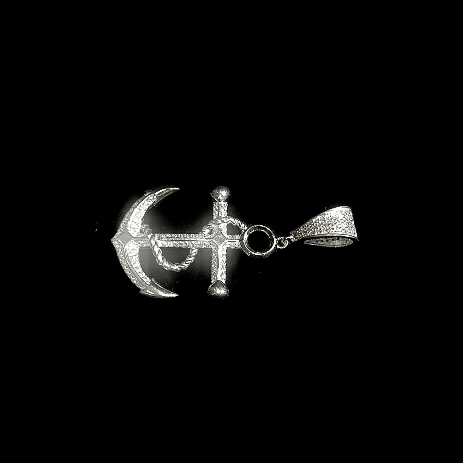 Anchored Hope Pendant - Silver 925