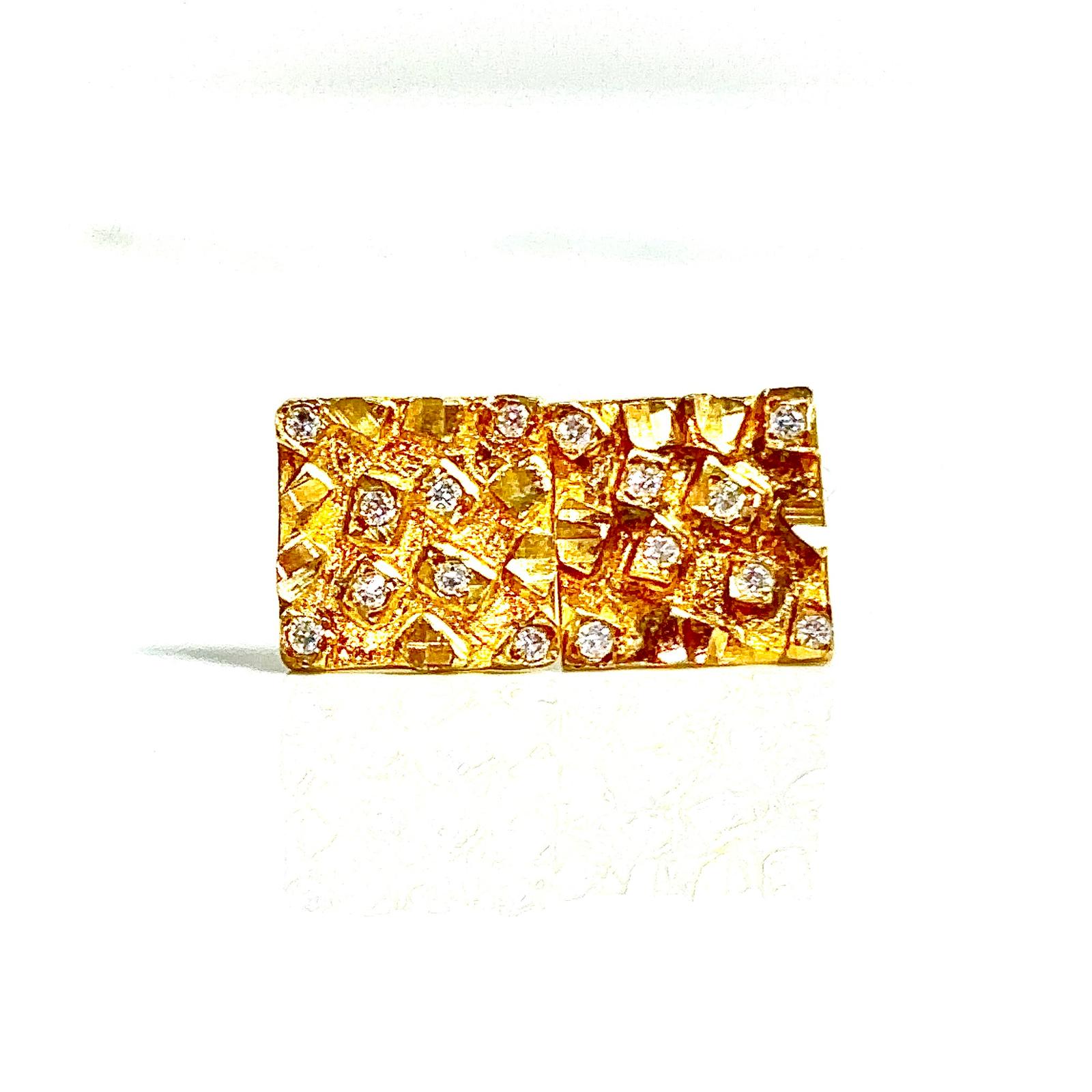 Vs1 Piet Piet Earrings - 14 carat gold EARV2