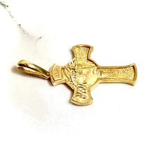 Jesus Cross Pendant - 14 carat gold 00177 PV2
