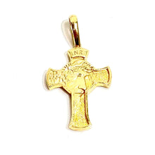 Jesus Cross Pendant - 14 carat gold 00177 PV2