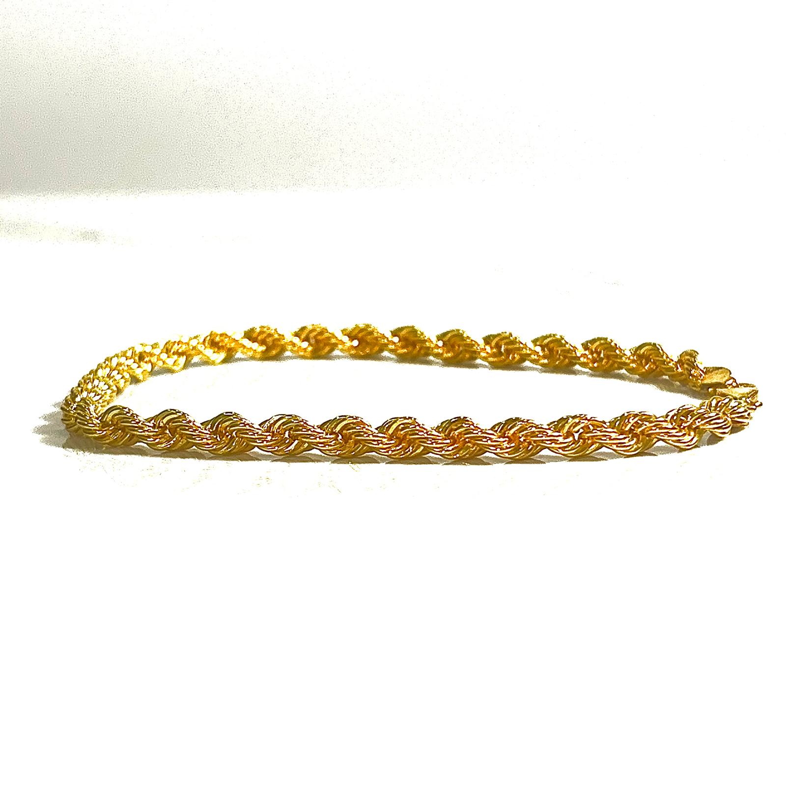 Rope Bracelet - 14 carat gold 0053 - 19cm/3.1mm - BV2