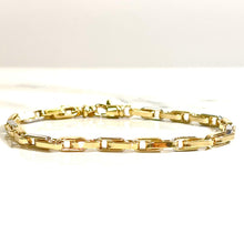 Fantasy Link Bracelet - 14 carat gold 0046 - 22cm/4.4mm - BV2