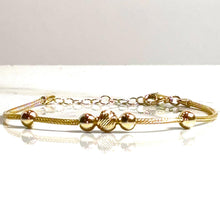 Mooncut Model Bracelet - 14 carat gold 0044 - 20cm/4,2mm - BV2