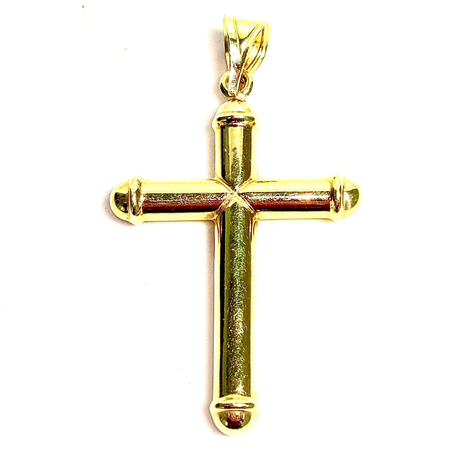 Cross Pendant - 14 carat gold 00203 PV2