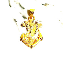 Eagle Anchor Pendant - 14 carat gold 00192 PV2