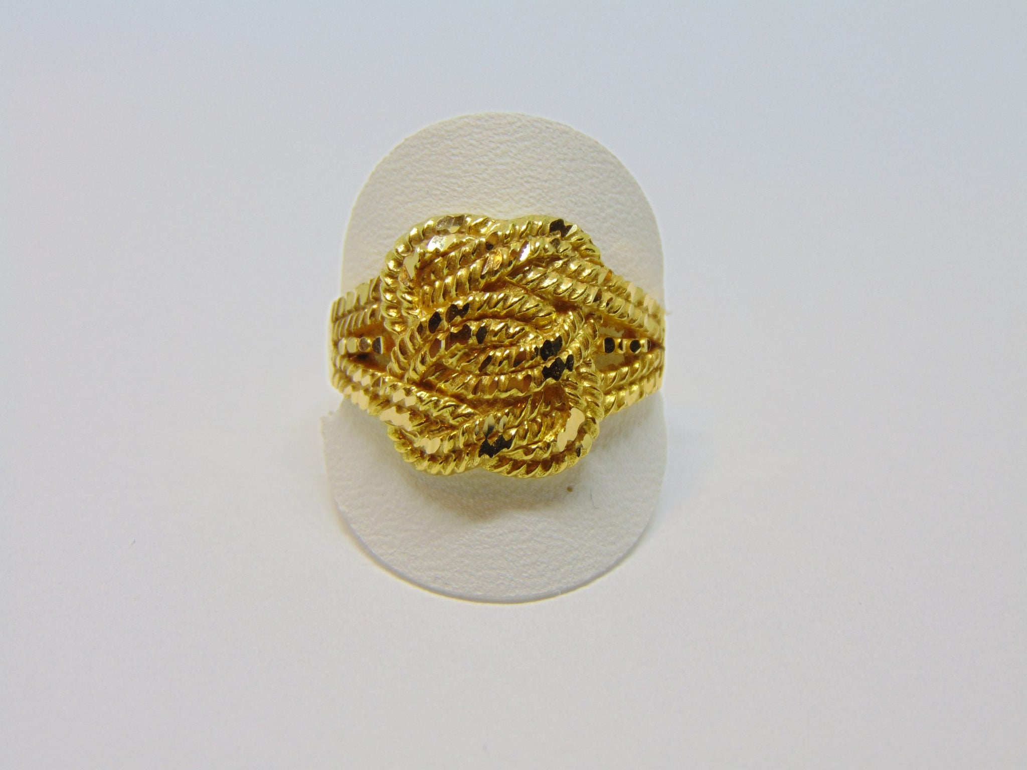 Heren mattenklopper ring 031 Zilver - gold plated