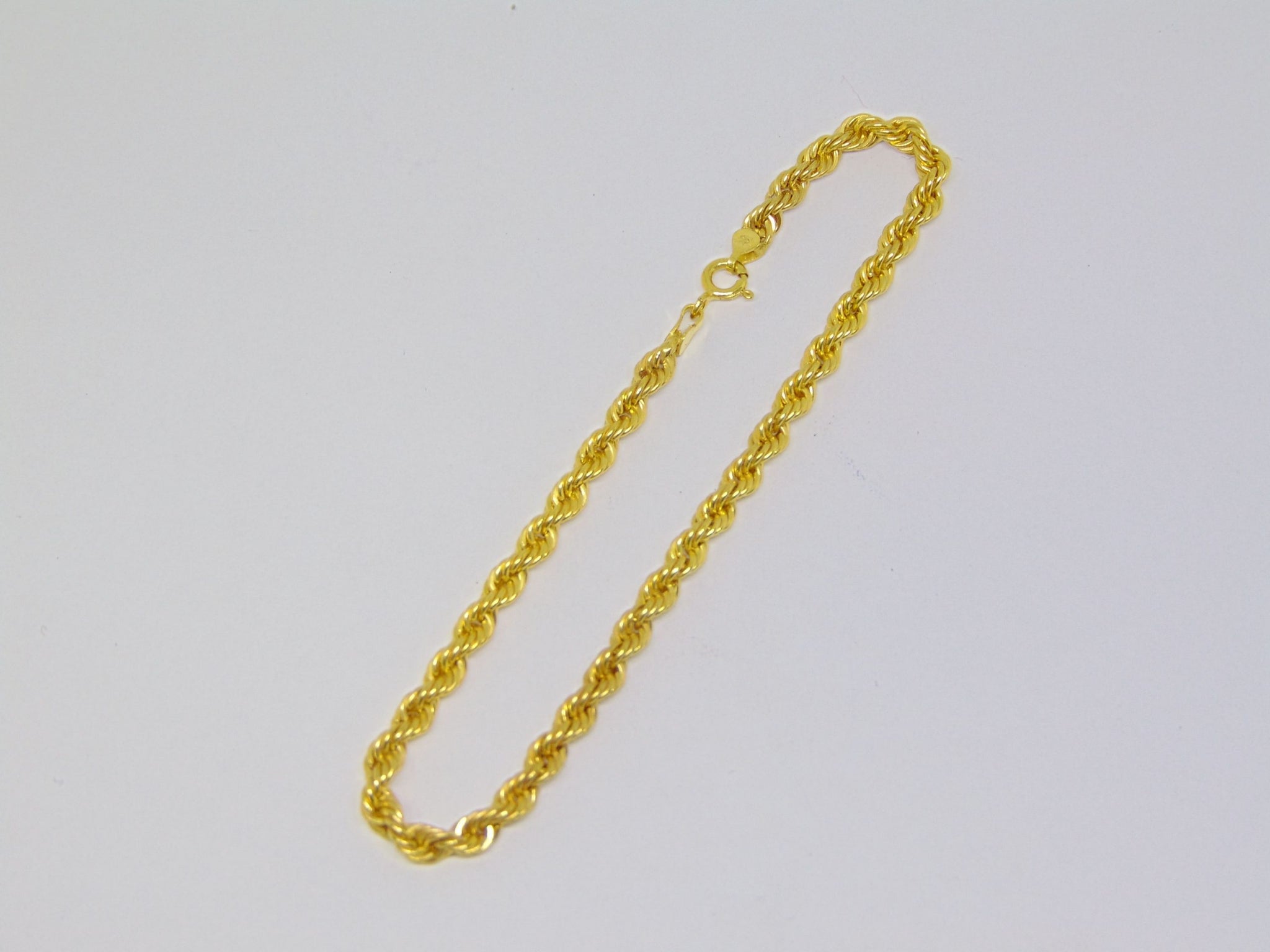 Rope Armband (20cm - 3.80mm) 067 - 14 karaat