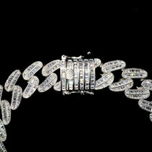 Baguette Cuban Link Chain - 60cm / 16mm - Silver 925 - Sehgal Dubai Collection