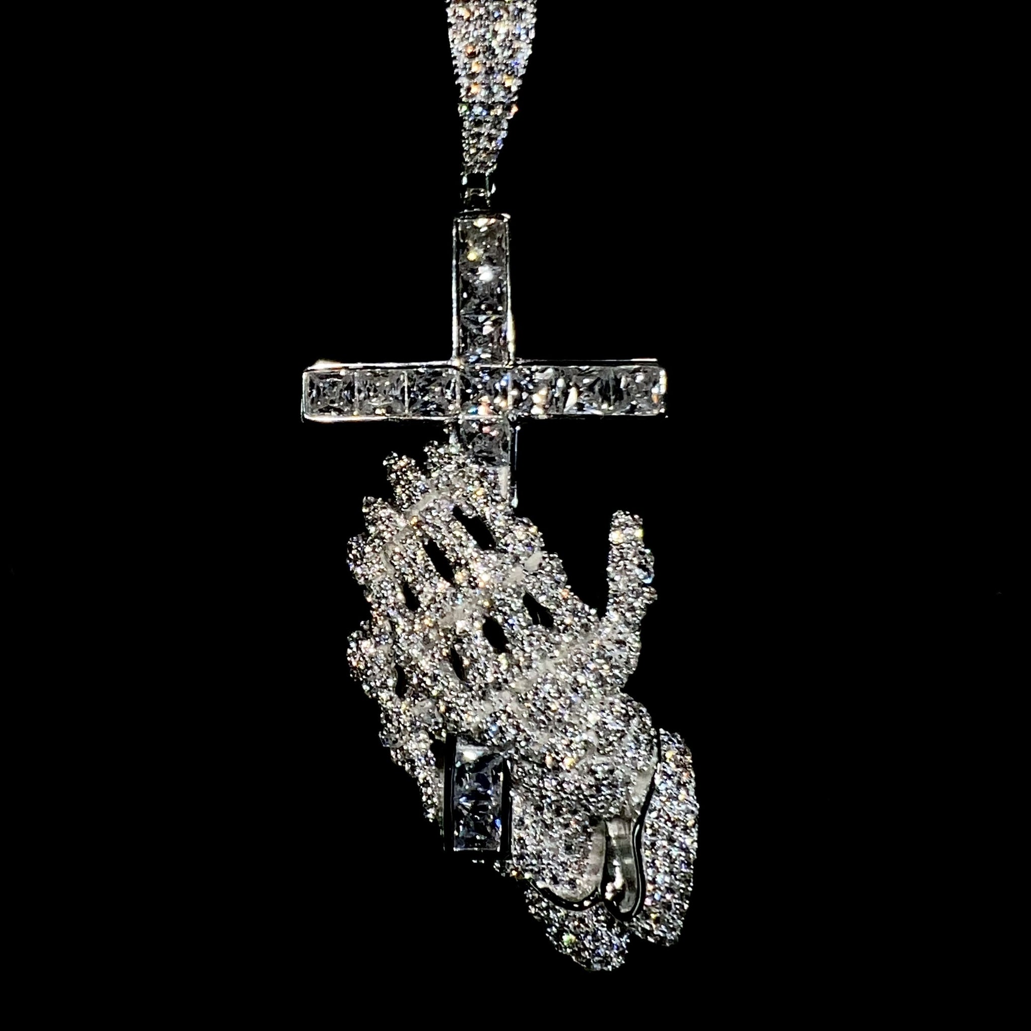 Pray / Cross Pendant - Silver 925 - Sehgal Dubai Collection