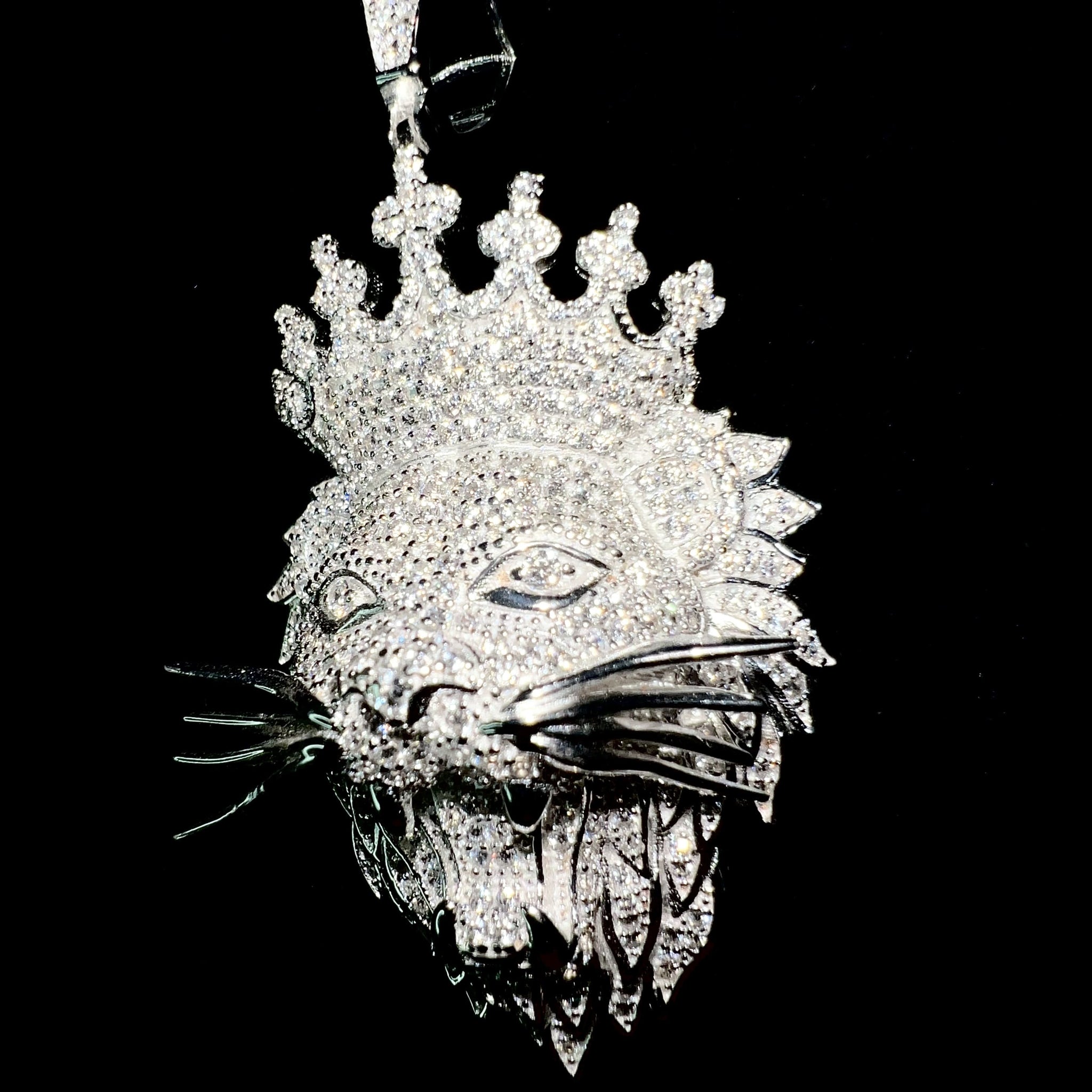 Lion King Pendant - Silver 925 - Sehgal Dubai Collection
