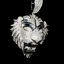 Iced Out Lion Pendant - Silver 925 - Sehgal Dubai Collection