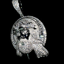 Iced Out Jesus Pendant - Baguettes - Silver 925 - Sehgal Dubai Collection